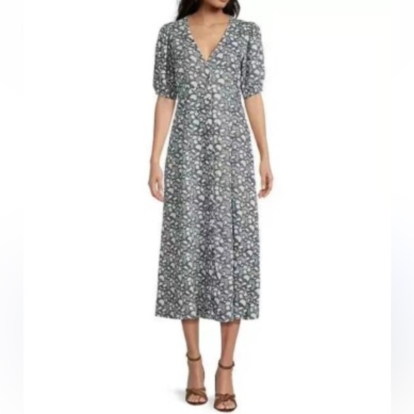 Faherty Dresses & Skirts - Faherty Havana Prarie linen blend maxi dress Sz M